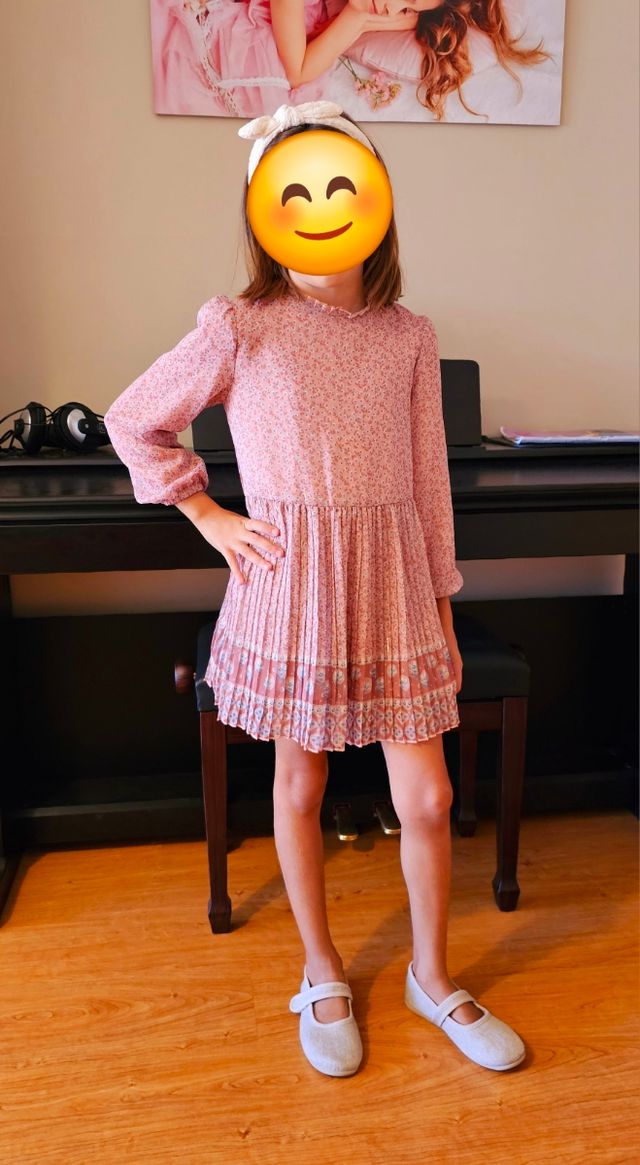 Vestido niña mayoral talla 7 122 cms