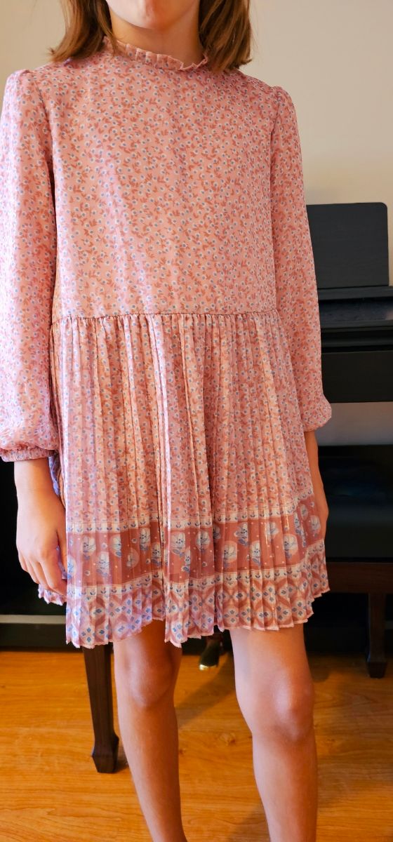 Vestido niña mayoral talla 7 122 cms