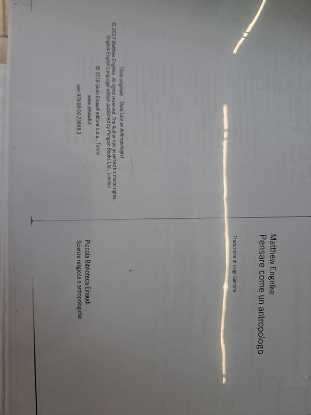 Pensare come un antropologo