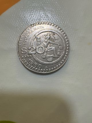 Moneda mexicana cultura maya 