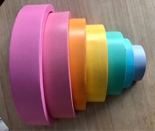 Arco Iris de madera Montesori