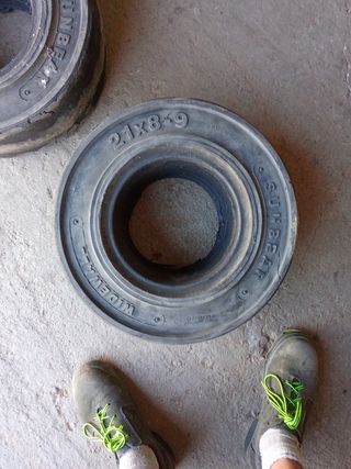 Ruedas carretilla elevadora