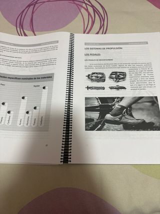 Libro de grado medio bicicleta
