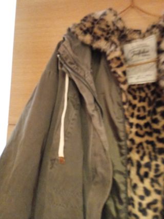 ABRIGO CHAQUETA LEOPARDO MILITAR