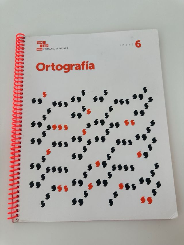 Cuaderno Ortografia 6