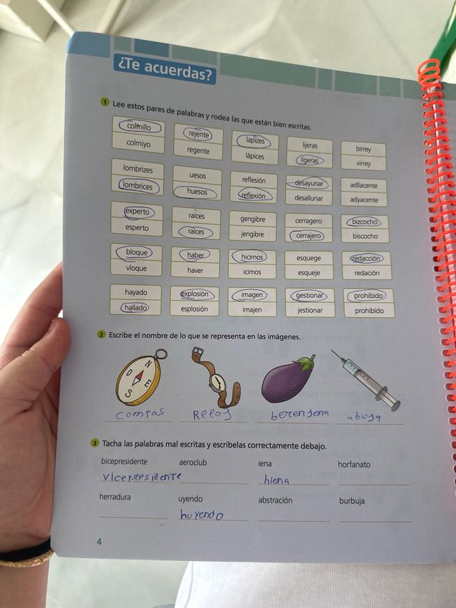 Cuaderno Ortografia 6