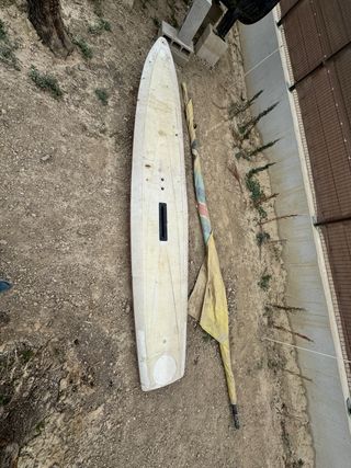 Tabla wind surf y vela
