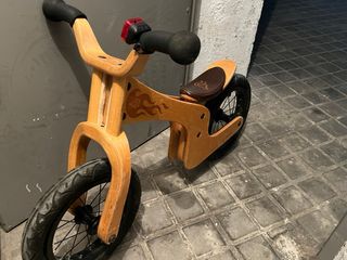 Bici niño madera sin pedales
