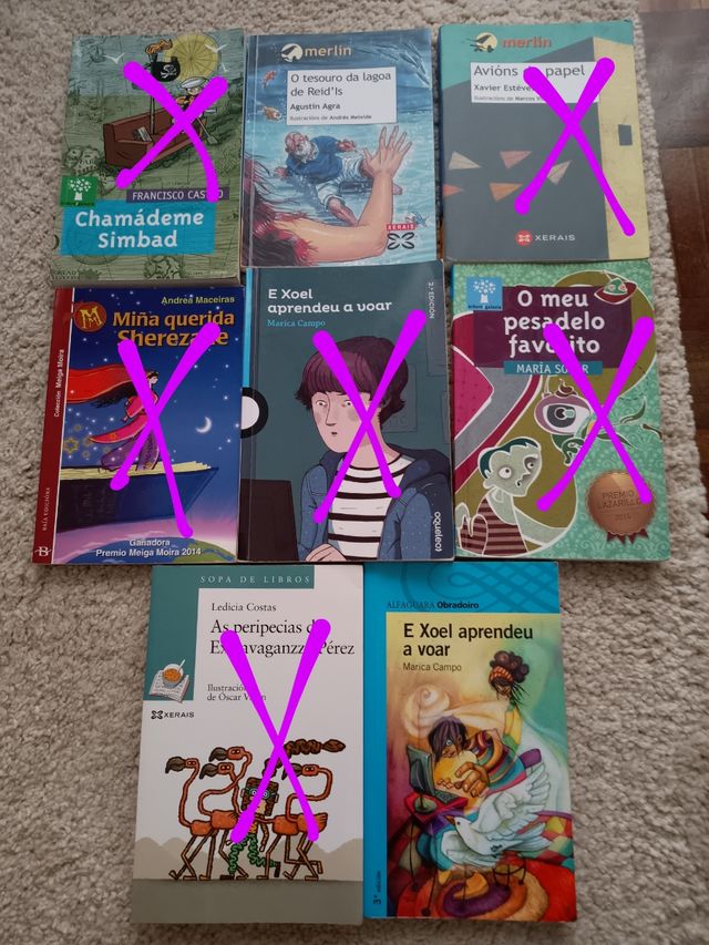 Libros lectura galego 1 ESO( La salle)