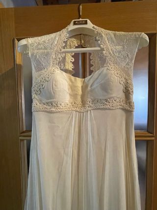 Vestido de novia aire Barcelona