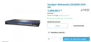 Juniper Networks EX2200 - 24P - 4G