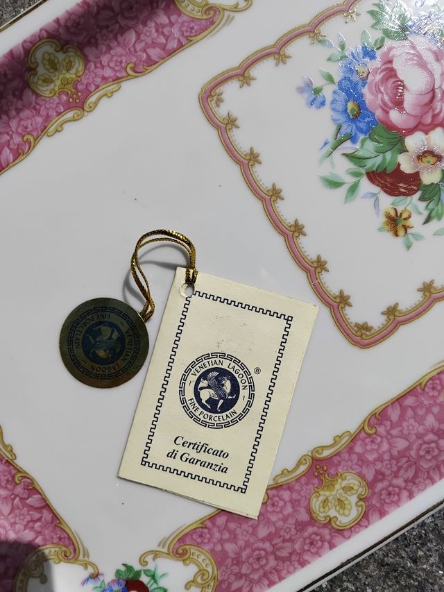 Vassoio porcellana Venetian Lagoon