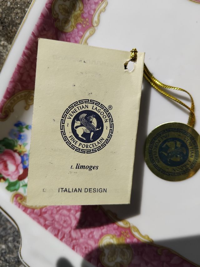 Vassoio porcellana Venetian Lagoon