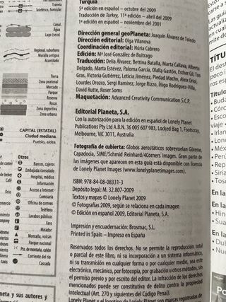 Lonley Planet Turquía