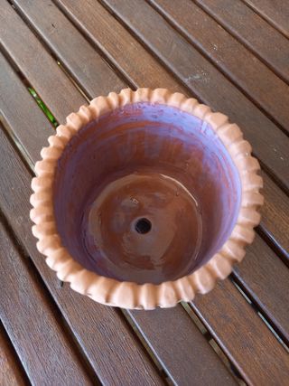 Maceta hecha a mano Buda