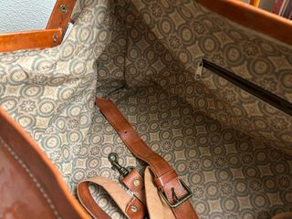 Maleta/ bolsa de viaje piel de camello