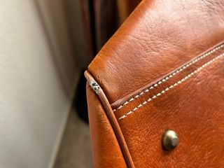 Maleta/ bolsa de viaje piel de camello