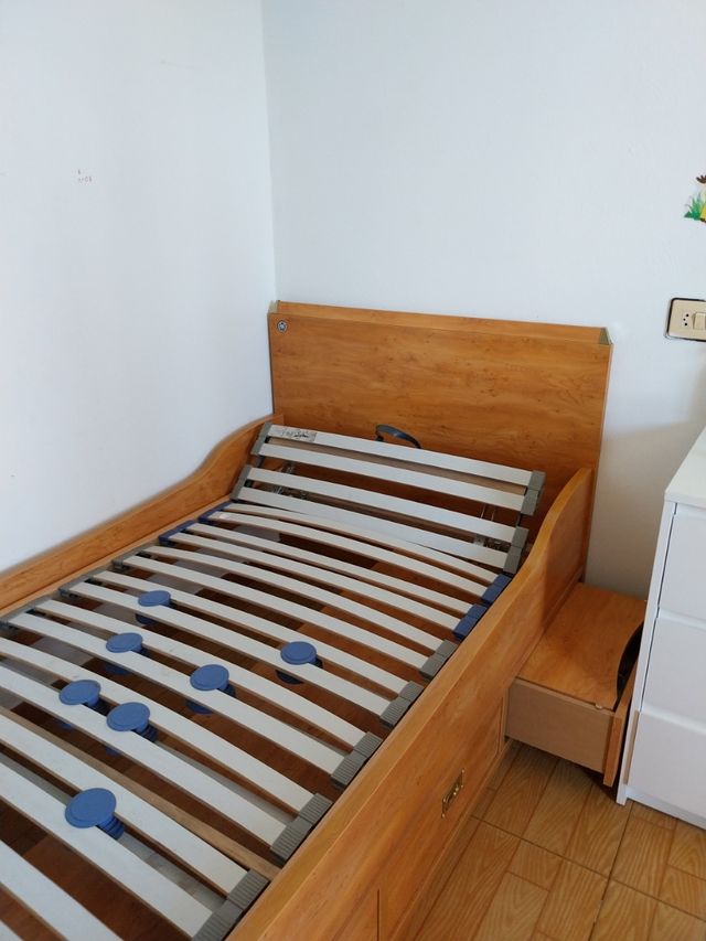Cama 90 con almacenaje