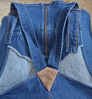 Peto vaquero azul Zara