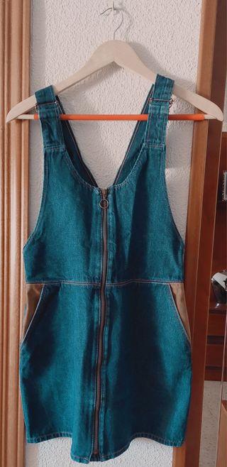 Peto vaquero azul Zara
