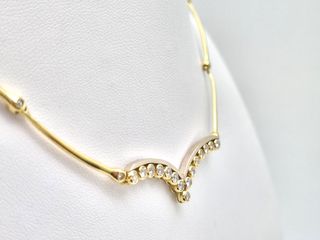 Gargantilla de Oro 18 K 14 GR con diamantes