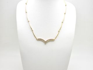 Gargantilla de Oro 18 K 14 GR con diamantes