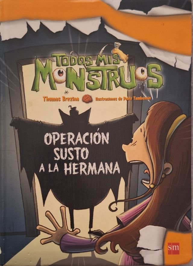 Libro Operación susto a  la hermana