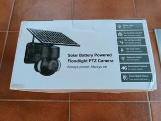 Cámara inqmega. Panel solar. Apk Tuya.