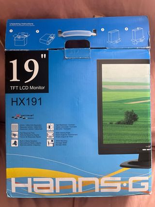 Pantalla ordenador TFT LCD 19”para piezas