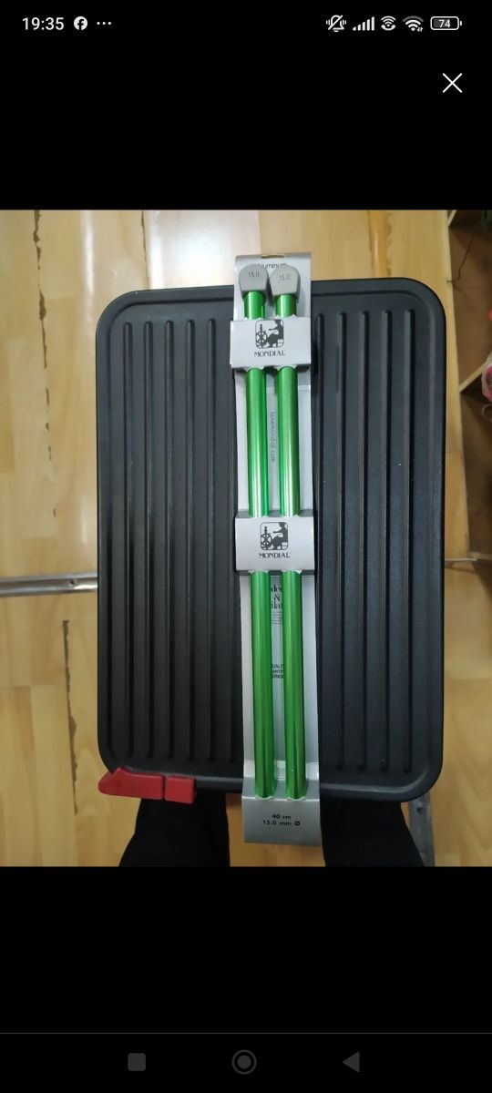 Agujas de tejer n° 15 NUEVAS 