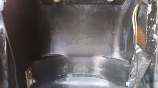 Subchasis y guardabarros trasero KAWASAKI GPZ 900.