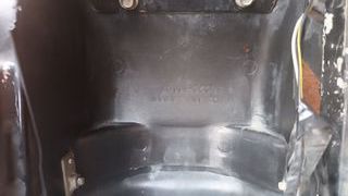 Subchasis y guardabarros trasero KAWASAKI GPZ 900.