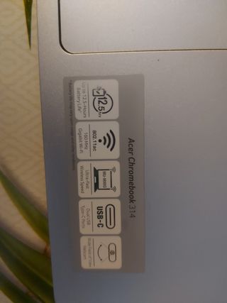 Portátil Acer Chromebook