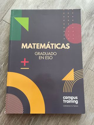 Libro de matematicas graduado en ESO