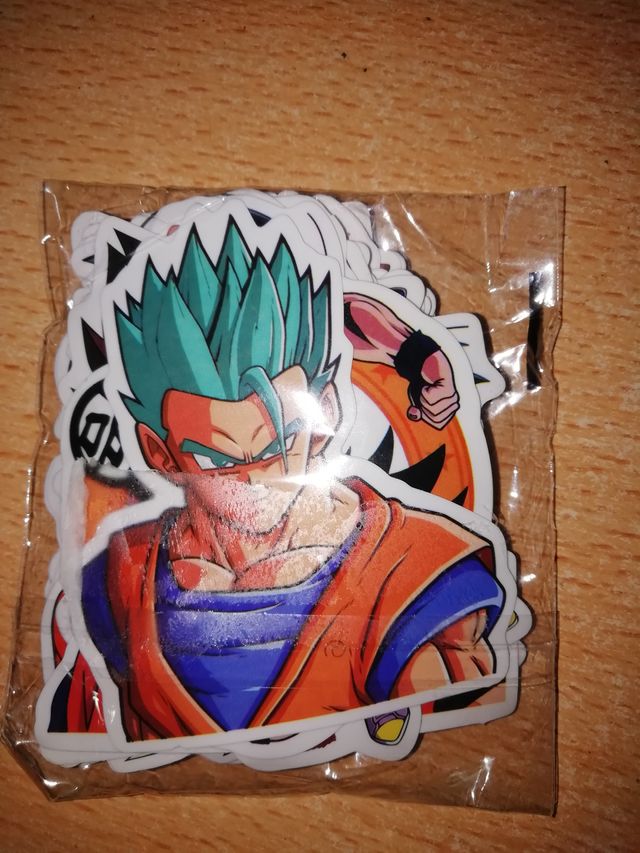 Dragon ball z pegatinas nuevos a estrenar