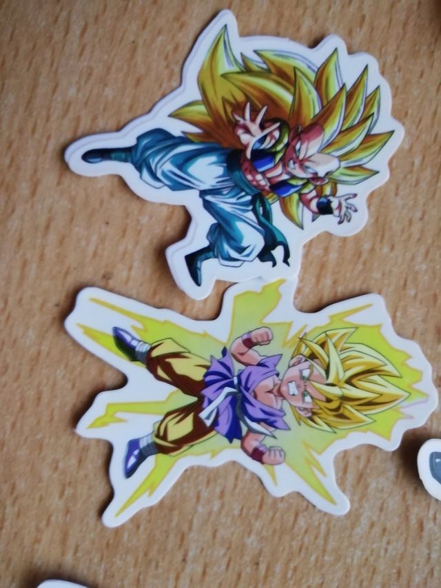 Dragon ball z pegatinas nuevos a estrenar
