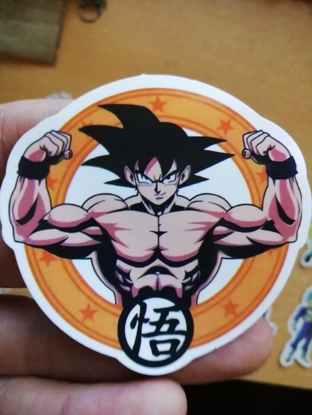 Dragon ball z pegatinas nuevos a estrenar