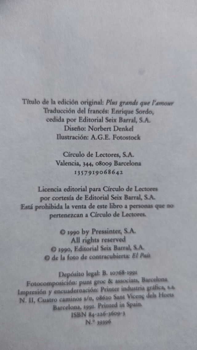 Más grandes que el amor