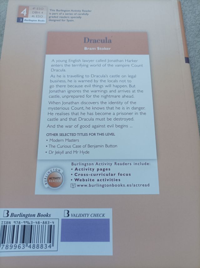 Libro lectura en ingles