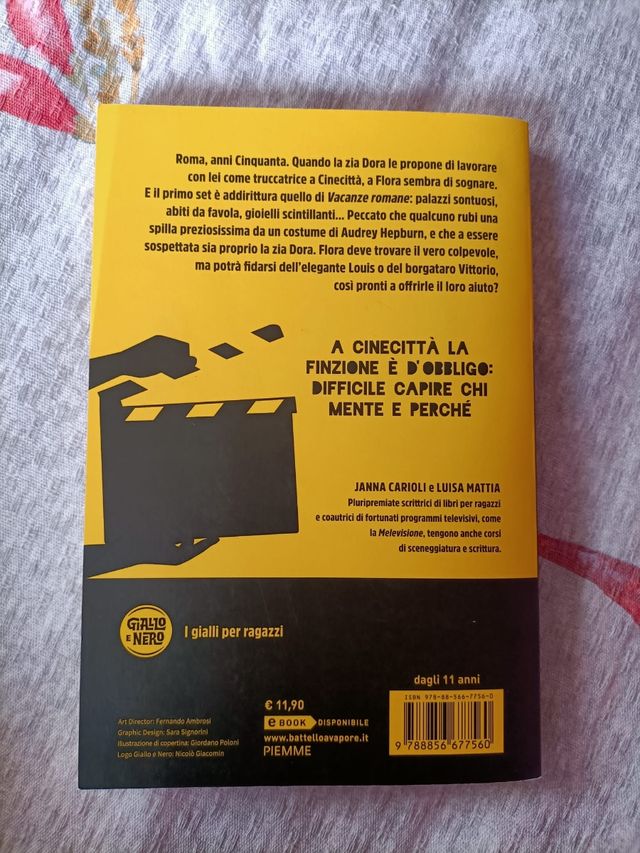 Libro "Mistero sul set"