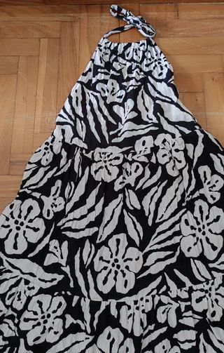 Vestido largo de algodón, talla M, nuevo 