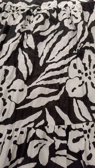 Vestido largo de algodón, talla M, nuevo 
