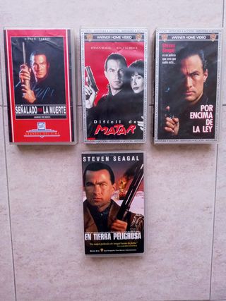 Lote 7 películas VHS Steven Seagal