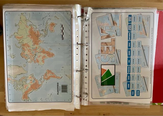 Lote de 629 Mapas Escolares Físicos y Políticos