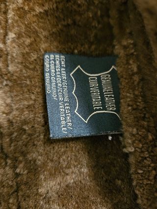 Cazadora de piel doble faz