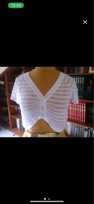 Chaqueta blanca mujer verano