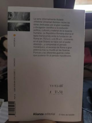 Libro La república romana