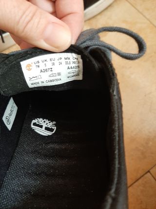 Zapatillas de piel. Timberland talla 38.
