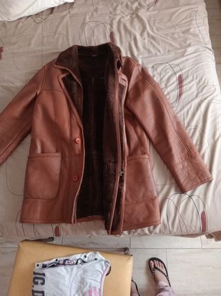 Chaqueta de polipiel de hombre