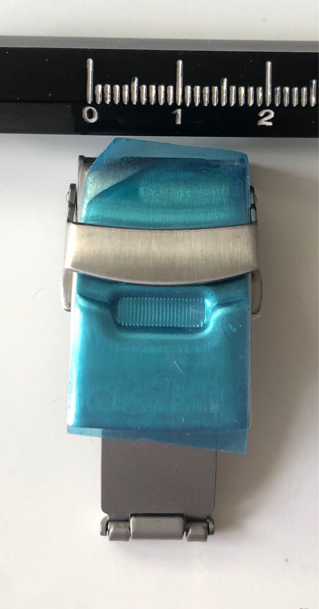 Cierre presion correa reloj inox 18mm